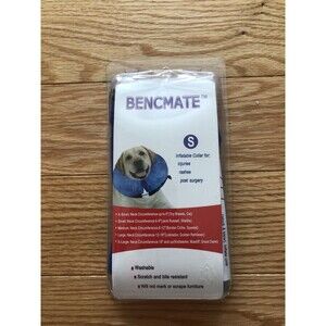BENCMATE Protective Inflatable Collar for Dogs Size Small Blue New in Box